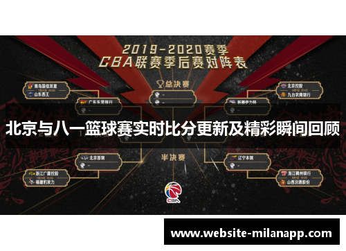北京与八一篮球赛实时比分更新及精彩瞬间回顾